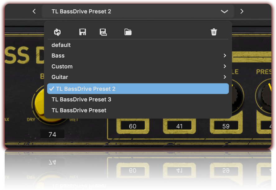 Updated Preset Manager | TL BassDrive