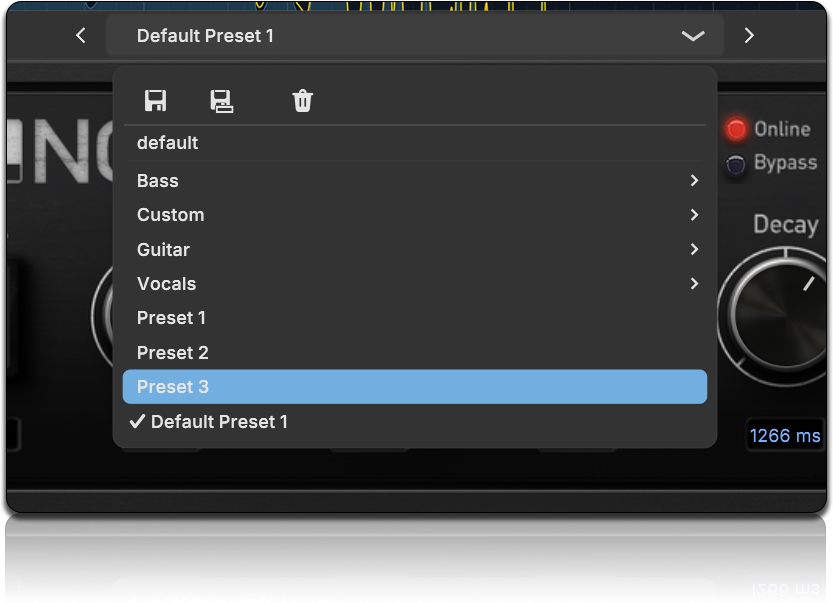 Updated Preset Manager | TL NoiseReducer