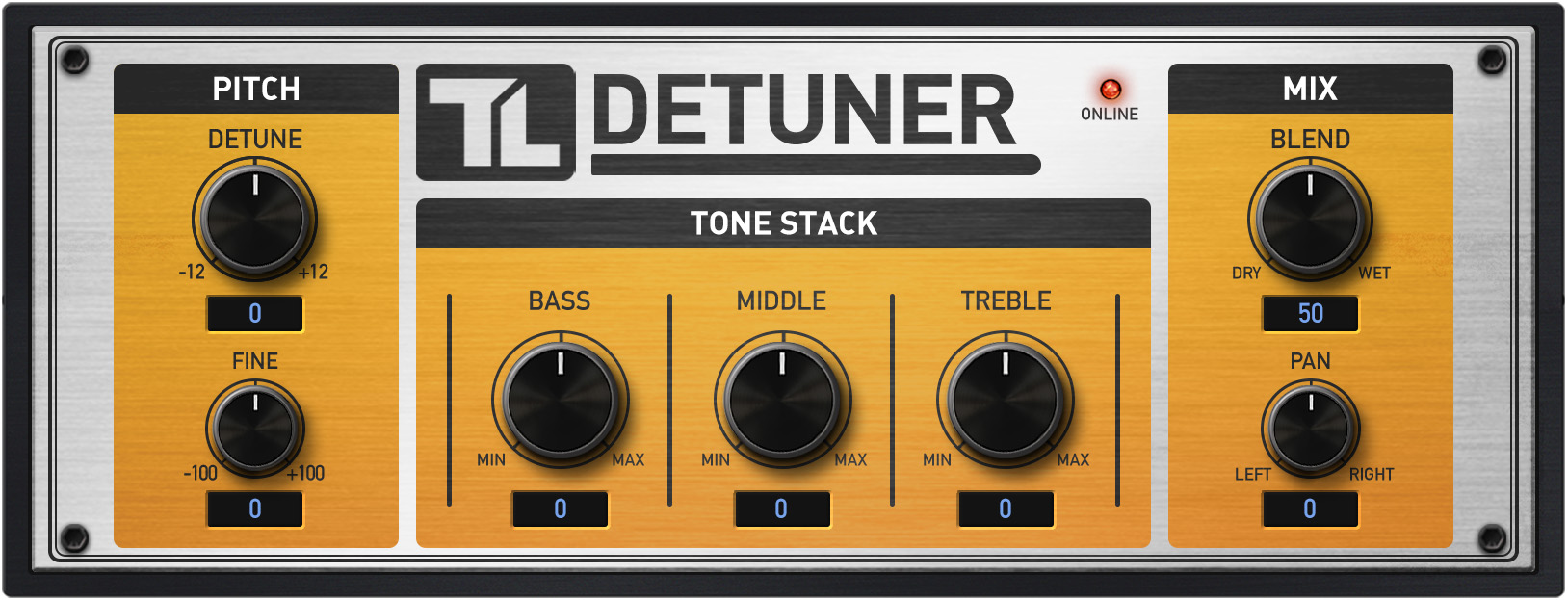 TL Detuner Rack - As simple, intuitive and handy as possible