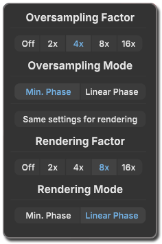 TL DistRaptor - Advanced Oversampling mode 