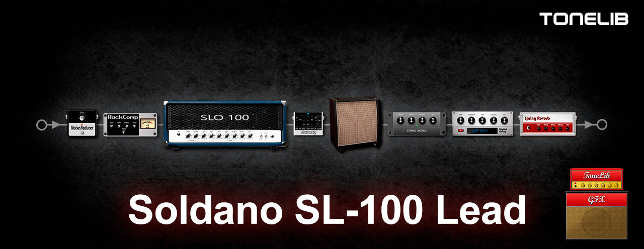 TL GFX community preset based on famous Soldano SLO-100 guitar amplifier.