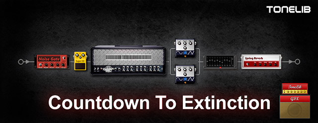 ToneLib GFX preset in the style of Countdown to Extinction by Megadeth