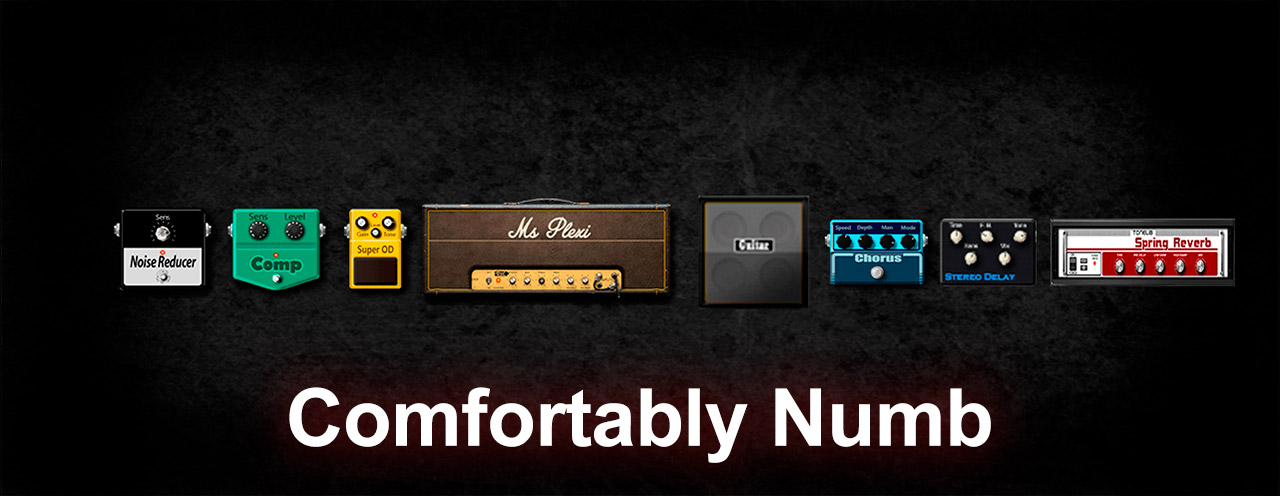 Community preset for ToneLib GFX based on the guitar tone of David Gilmour from the song Comfortably Numb