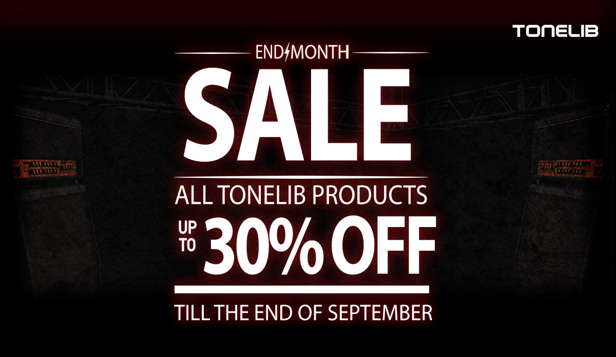 ToneLib End-September Sale! Get all TL products at up to 30% discount!