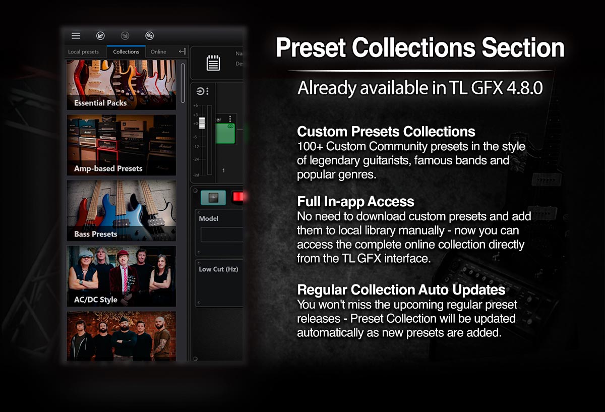 TL GFX 4.8.0: In-app Collection Tab