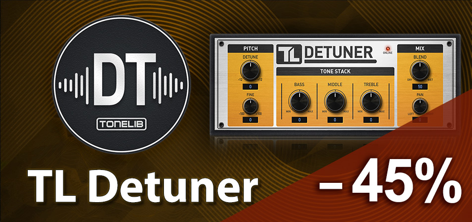 TL Detuner | Flexible and Simple Tool for High-quality Pitch Shifting 