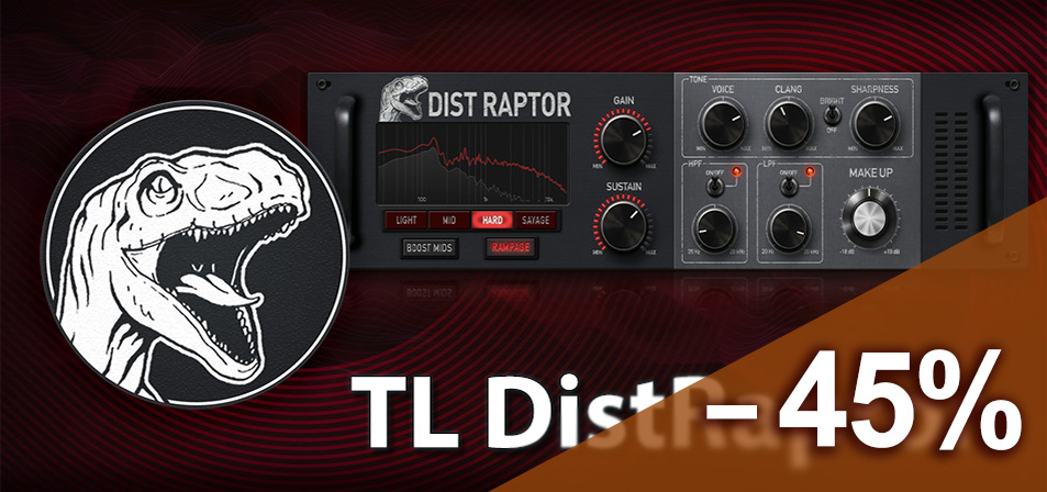 Ultimate Distortion/Overdrive Plugin | TL DistRaptor