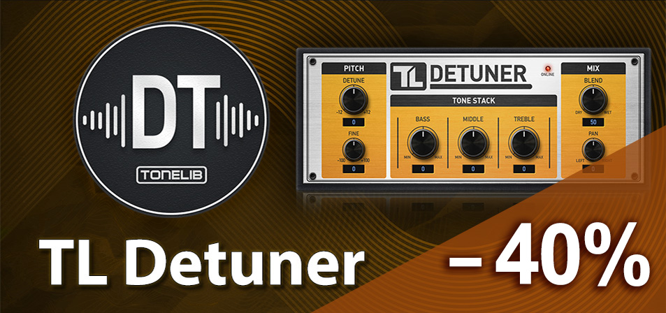 Flexible and Simple Tool for High-quality Pitch Shifting | TL Detuner