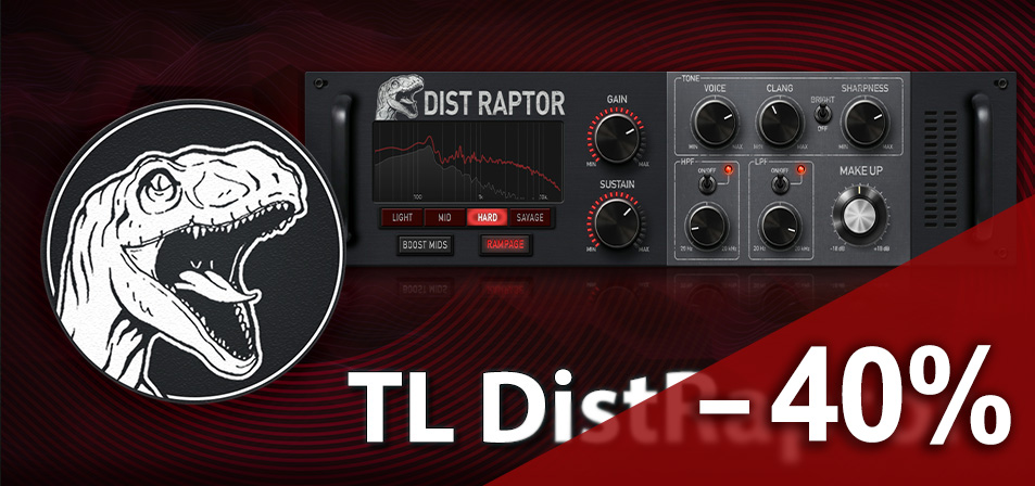 Ultimate Distortion plugin with Savage Drive Power | TL DistRaptor