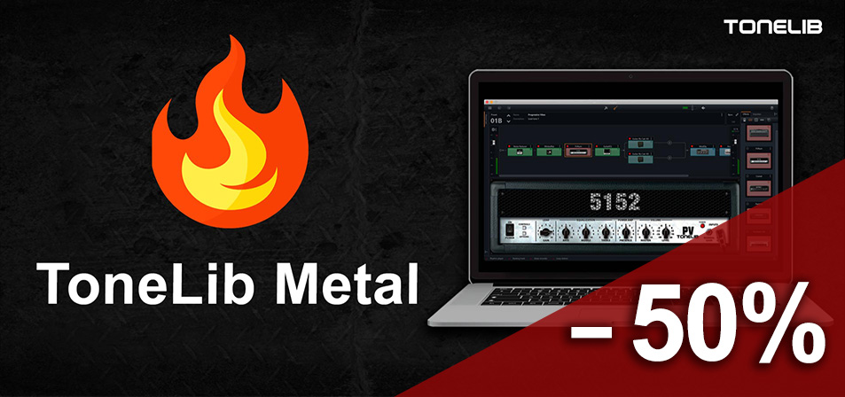 ToneLib Metal - Thumbnail with Logo and Standalone version of TL Metal.