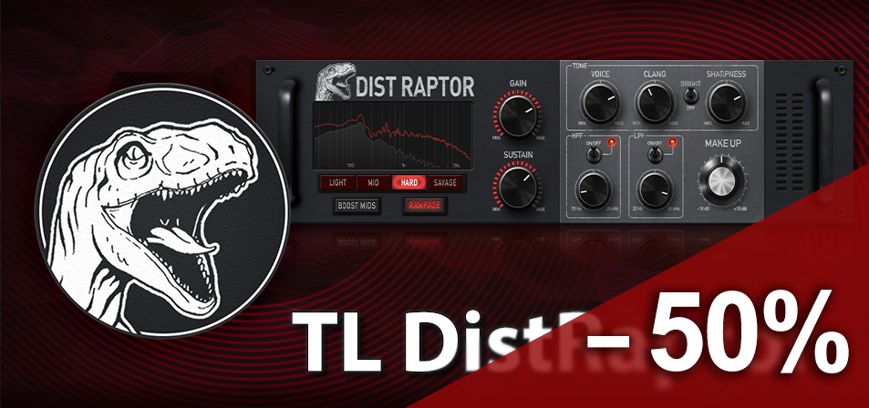 Ultimate Distortion plugin with Savage Drive Power | TL DistRaptor