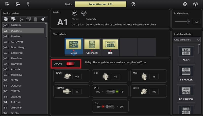 Enabling disabling effect | TL Zoom